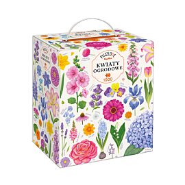 Puzzle 1000 Puzzlove Kwiaty ogrodowe CzuCzu
