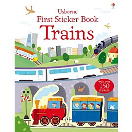 First Sticker Book Trains wer. angielska