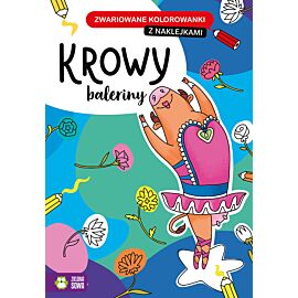 Zwariowane kolorowanki. Krowy baleriny