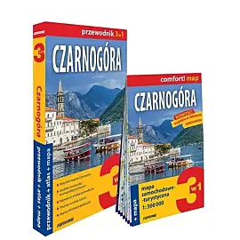 Czarnogóra 3w1 przewodnik + atlas + mapa