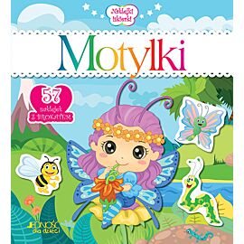 Motylki naklejki iskierki