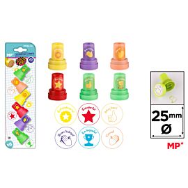 Stempelki dla dzieci MP Good Job ES 6szt. blister