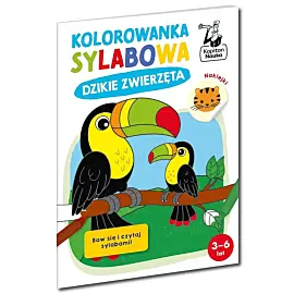 Kolorowanka sylabowa. Dzikie zwierzęta. Kapitan Nauka