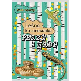 Płazy i gady. Leśna kolorowanka