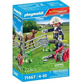 Playmobil Straż pożarna Ratowanie zwierząt 71467