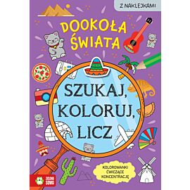 Szukaj, koloruj i licz. Dookoła świata