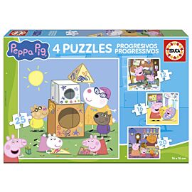 Puzzle 4w1 Świnka Peppa 113786