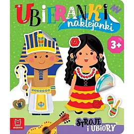 Ubieranki naklejanki. Stroje i ubiory