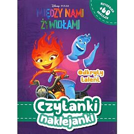 Między nami żywiołami Odkryty talent Czytanki naklejanki