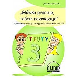 Główka pracuje teścik rozwiązuje
