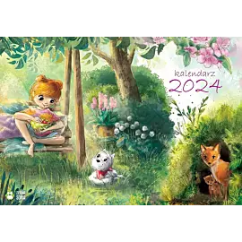 Kalendarz ścienny 2024. Zwierzęta