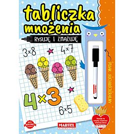 Rysuję i zmazuję. Tabliczka mnożenia z flamastrem