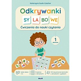 Odkrywanki Sylabowe ćwiczenia do nauki czytania zestaw 1