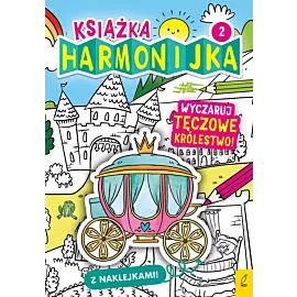 Książka harmonijka. Wyczaruj tęczowe królestwo cz.2