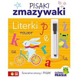 Pisaki zmazywaki. Literki