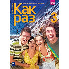 Język rosyjski. Kak raz. Podręcznik 3 liceum i technikum + CD