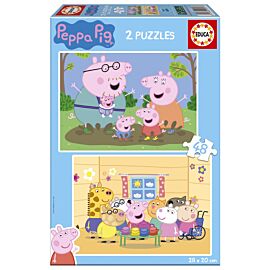 Puzzle 2x48 Świnka Peppa 113787