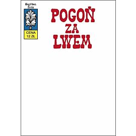 Kapitan Żbik - 25 - Pogoń za lwem (okładka blank)