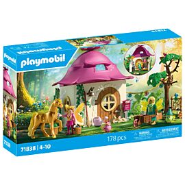 Playmobil Przytulny dom wróżek i złoty jednorożec 71838