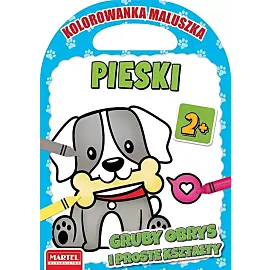 Pieski. Kolorowanka maluszka