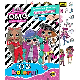 L.O.L. Surprise! Rysowanki z bajecznymi tatuażami cz. 1 Co za kolory!