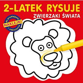 2-latek rysuje. Zwierzaki świata