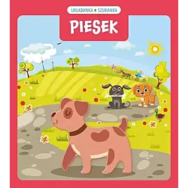 Układanka szukanka. Piesek