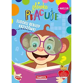 Sudoku, rebusy, krzyżówki z naklejkami. Główka pracuje