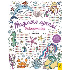 Wypukłe naklejki. Magiczne syrenki