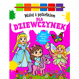 Maluj pędzelkiem dla dziewczynek