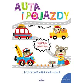 Auta i pojazdy kolorowanka malucha
