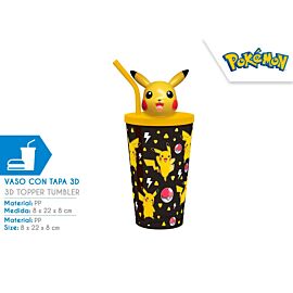 Kubek z toperem Pokemon 3D PK00028