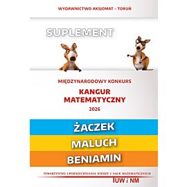 Matematyka z wesołym kangurem Suplement 2026 Żaczek Maluch Beniamin
