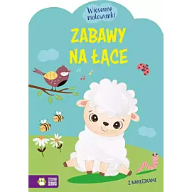 Wiosenne malowanki. Zabawy na łące
