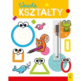 Wesoła nauka. Wesołe kształty. Flamaster suchościeralny