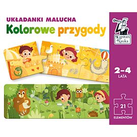 Kolorowe przygody. Układanki malucha. Kapitan Nauka