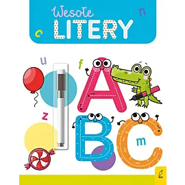 Wesoła nauka. Wesołe litery. Flamaster suchościeralny