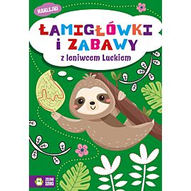 Łamigłówki i zabawy z leniwcem Luckiem. Łamigłówki i zabawy