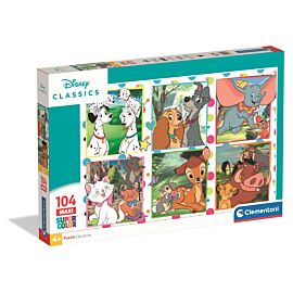 Puzzle 104 Maxi Super kolor Disney Classics 25016