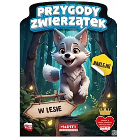 Przygody zwierzątek w lesie z naklejkami