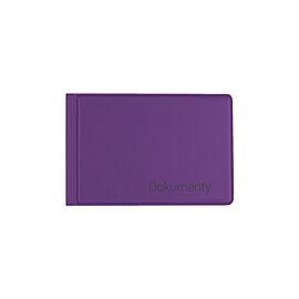 Okładka na dokumenty małe violet