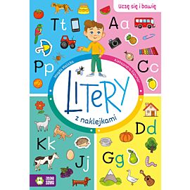 Uczę się i bawię. Litery z naklejkami