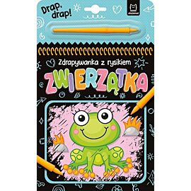 Zwierzątka. Zdrapywanka z rysikiem