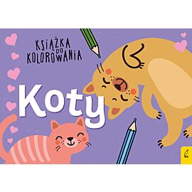 Książka do kolorowania. Koty