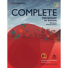 Complete Preliminary for Schools Workbook with Audio Download
