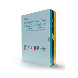 Dieta warzywno-owocowa dr Ewy Dąbrowskiej® - komplet 3 książek oprawa miękka
