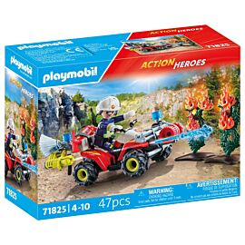 Playmobil Quad straży pożarnej w akcji 71825