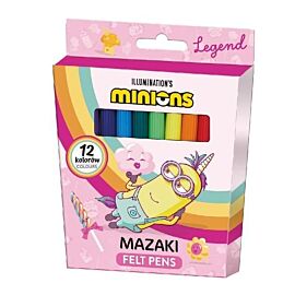 Mazaki Minionki w kartoniku 12 kolorów