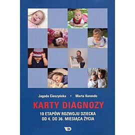 Karty diagnozy 10 etapów rozwoju dziecka od 4 do 36 miesiąca życia
