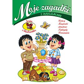 Moje zagadki z naklejkami. Seria z biedronką